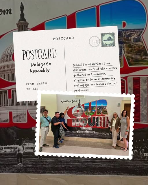 Greetings from National Delegate Assembly in Virginia - CASSW